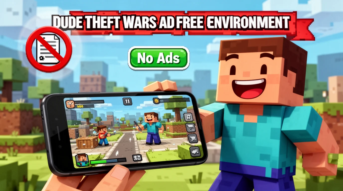 Exciting Features of Dude Theft Wars Mod APK Ad- Free Environment