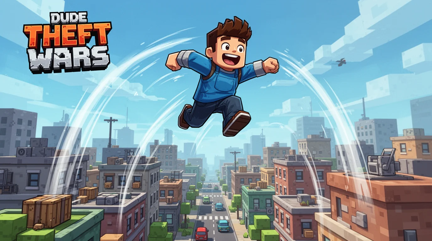 Exciting Features of Dude Theft Wars Mod APK Super Jump Mod