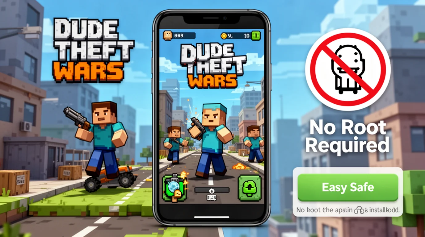 Exciting Features of Dude Theft Wars Mod APK No Root required