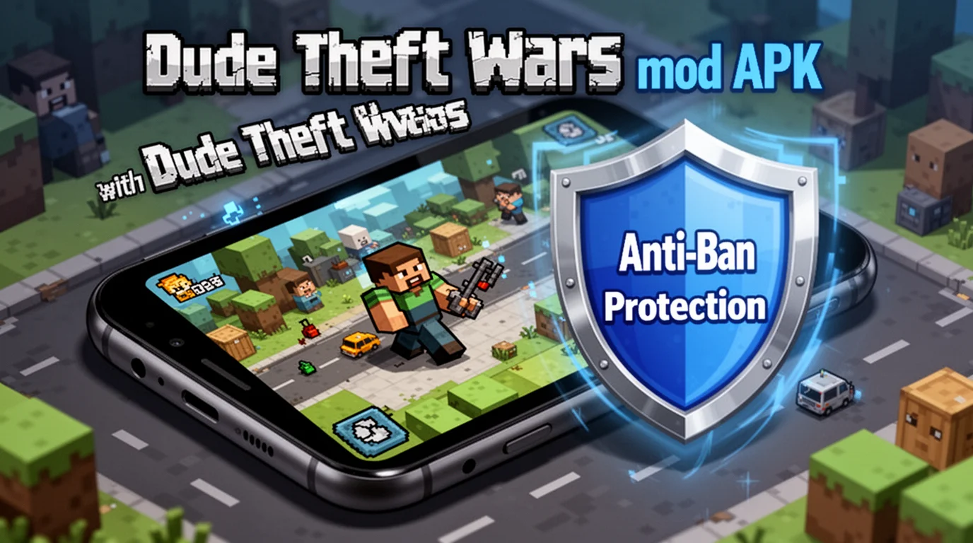 Exciting Features of Dude Theft Wars Mod APK Anti Ban Protection